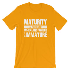 Maturity