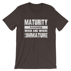 Maturity